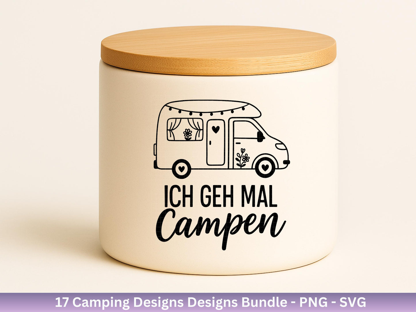 Deutsche Plotterdatei Camping Svg Wohnwagen Svg , Plotterdatei Camper, Camping Sprüche , Camping Wohnmobil , Laserdatei Zuhause Svg - Camper