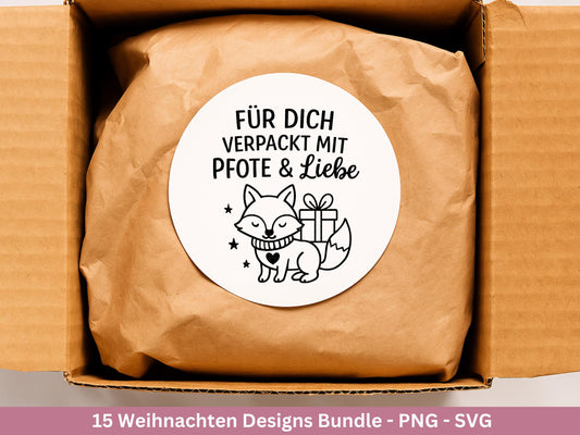 Plotterdatei Weihnachten – Deutsche Sprüche Schriftzüge – Winter Svg – Weihnachtshäuser Svg – Cricut Silhouette - Geschenk Weihnachten Deko