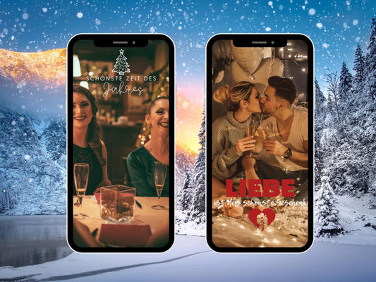 160 Instagram Story Sticker Weihnachten – Deutsch | Advent | Winter | Liebe| Home | Storysticker Daily | Basic | Kalligraphie | Sprüche