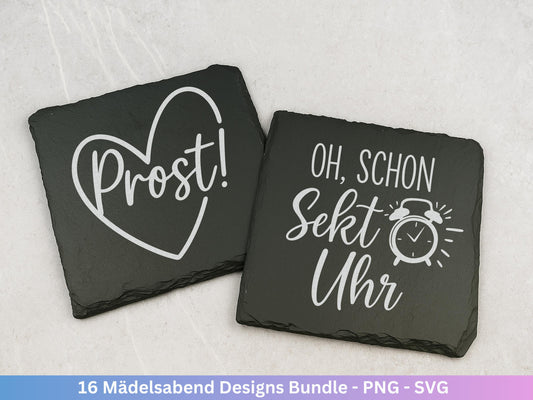 Plotterdatei Freundschaft - Party svg - Mädelsabend Svg - Sprüche Svg Girls Night - Geschenk Freundin - Sekt Svg - Untersetzer - Geburtstag