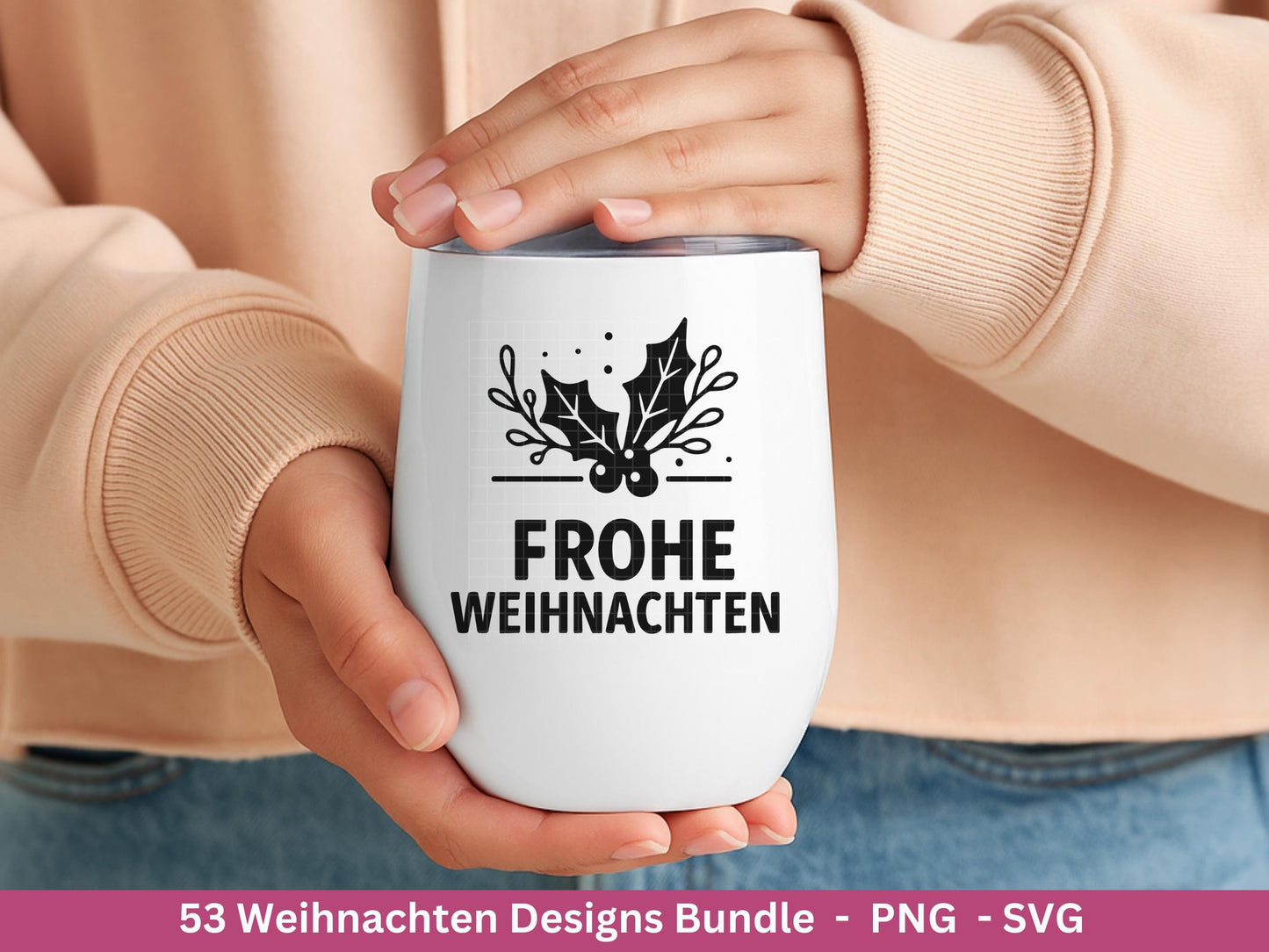 Plotterdatei Weihnachten - Frohe Weihnachten svg- Weihnachten deutsch - Silhouette Cricut - Weihnachtshäuser svg - Weihnachtsdeko Geschenk