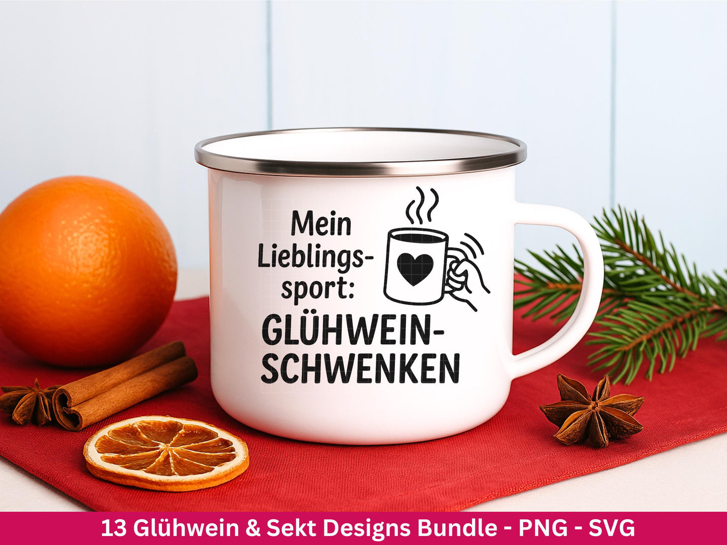 Plotterdatei Glühwein Sprüche – Sekt Svg - Weihnachten SVG – Glühwein Schriftzüge – Laserdatei Sprüche – Cricut Svg - Einhorn Svg - Geschenk