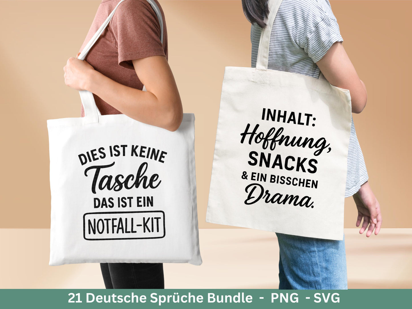 Deutsche Sprüche für Beutel Plotterdatei - Taschensprüche svg - Jutetasche plotten svg - Cricut Silhouette - Tassensprüche Svg - Geschenk