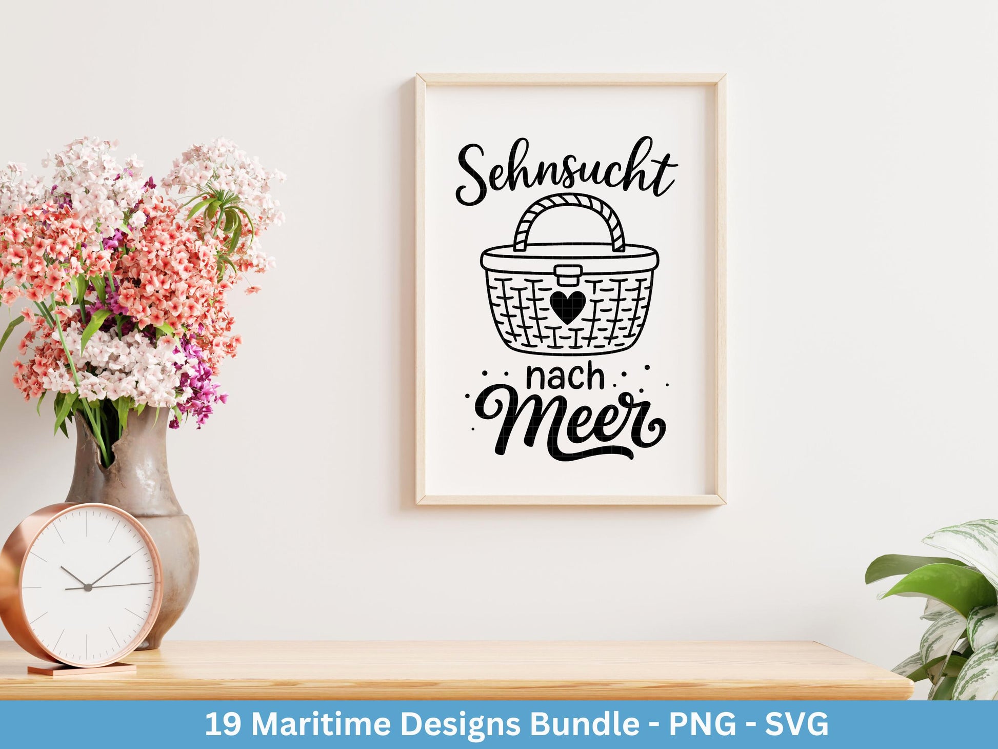 Plotterdatei Maritim - Moin Svg - Maritim Svg - Leuchtturm Svg - Möwen Svg - Nordsee & Ostsee - Laserdatei Möwe - Deutsche Sprüche Svg Datei