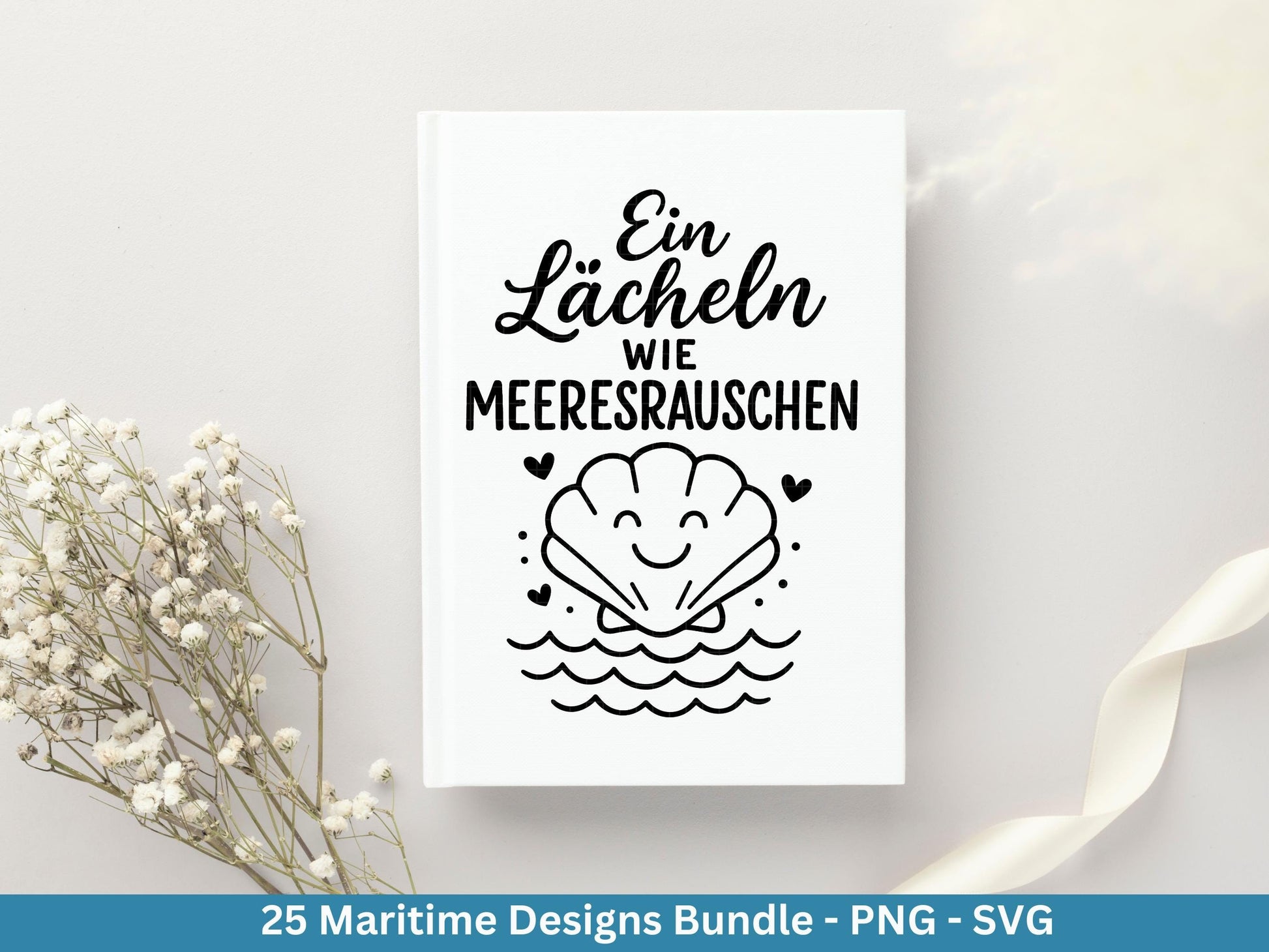 Plotterdatei Maritim - Moin Svg - Maritim Svg - Leuchtturm Svg - Möwen Svg - Nordsee & Ostsee - Laserdatei Möwe - Deutsche Sprüche Svg Datei