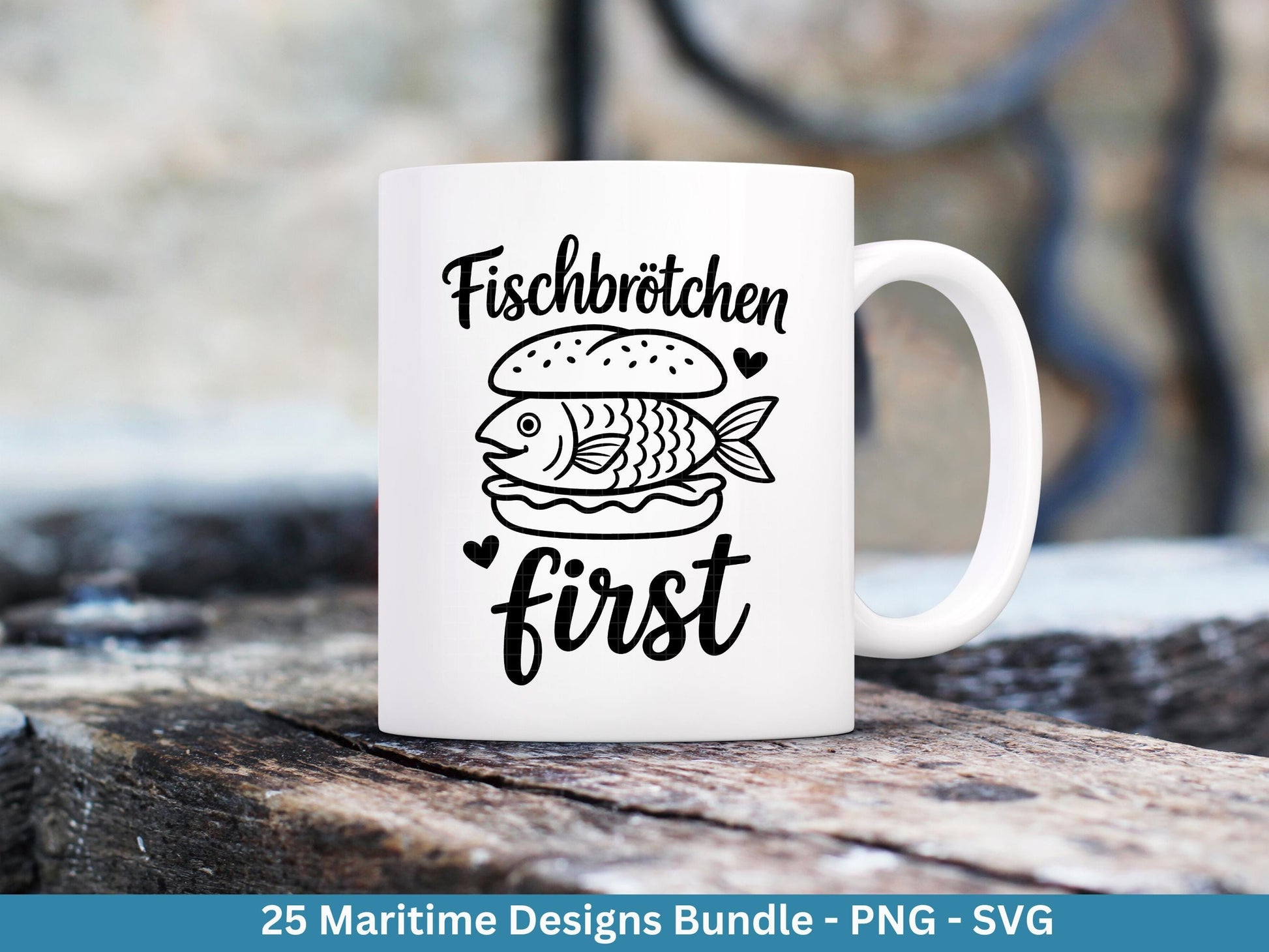 Plotterdatei Maritim - Moin Svg - Maritim Svg - Leuchtturm Svg - Möwen Svg - Nordsee & Ostsee - Laserdatei Möwe - Deutsche Sprüche Svg Datei