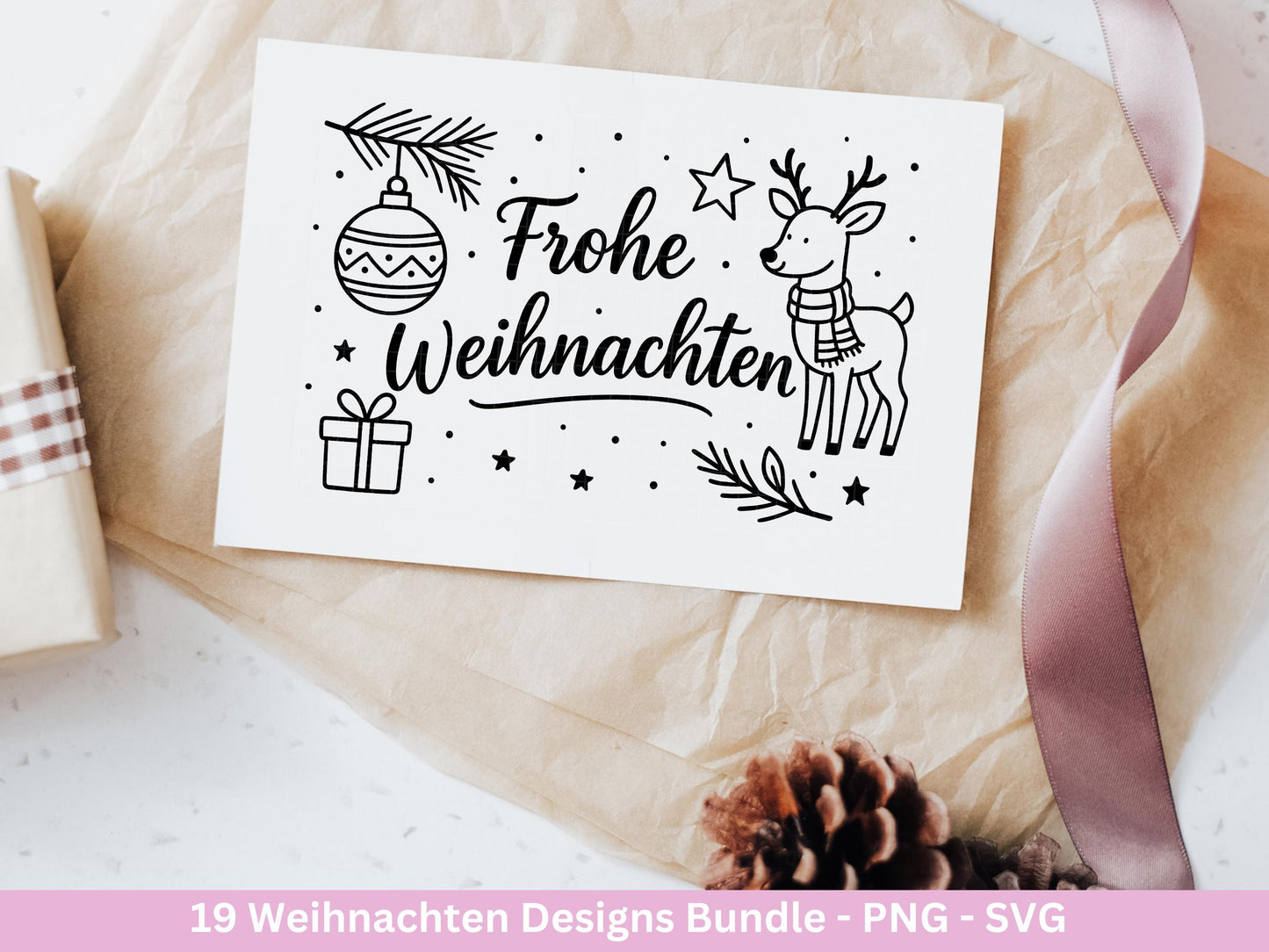 Plotterdatei Weihnachten – Deutsche Sprüche Schriftzüge – Winter Svg – Weihnachtshäuser Svg – Cricut -Frohes Fest - Geschenk Weihnachten Svg