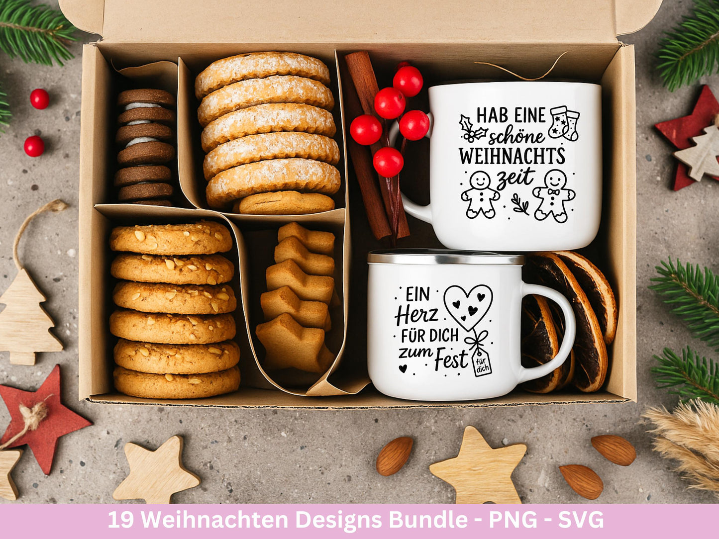 Plotterdatei Weihnachten – Deutsche Sprüche Schriftzüge – Winter Svg – Weihnachtshäuser Svg – Cricut -Frohes Fest - Geschenk Weihnachten Svg