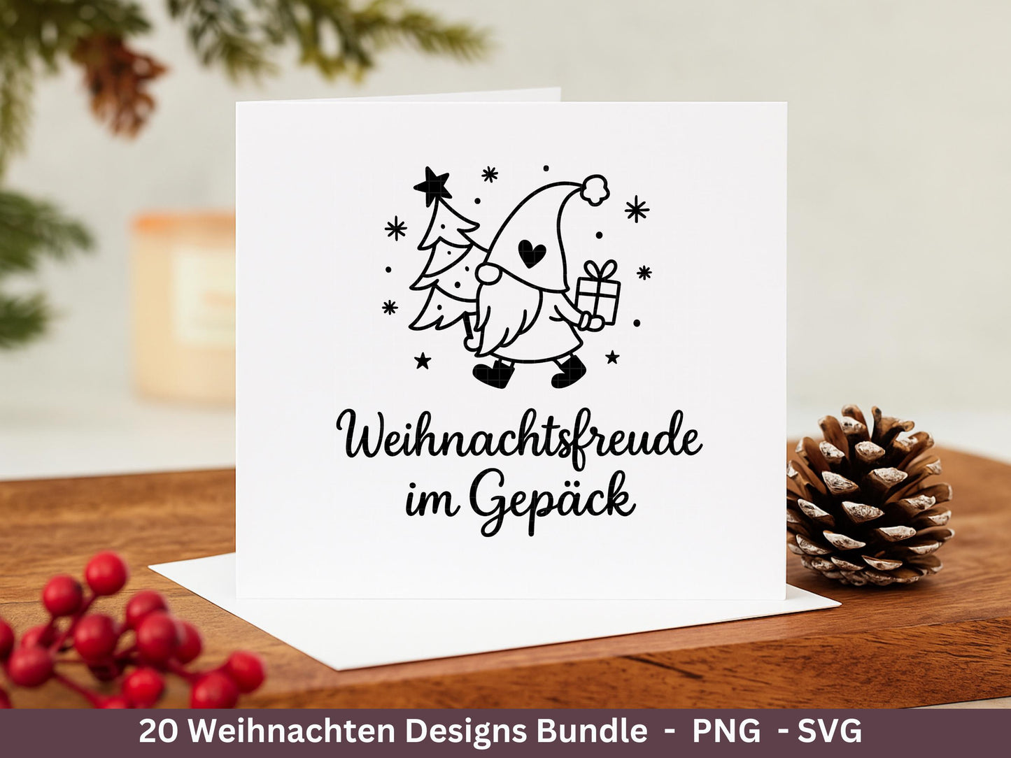 Plotterdatei Weihnachten Svg – Deutsche Schriftzüge Sprüche – Winter SVG – Wichtel Laserdatei Weihnachten – Cricut Silhouette Svg Datei Home