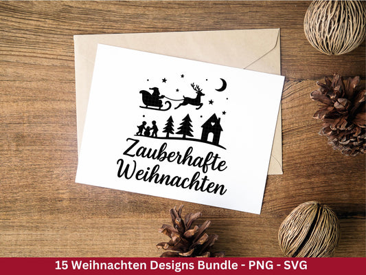 Plotterdatei Weihnachten Svg – Deutsche Schriftzüge Sprüche – Winter SVG – Wichtel Laserdatei Weihnachten – Cricut Silhouette Svg Datei Home