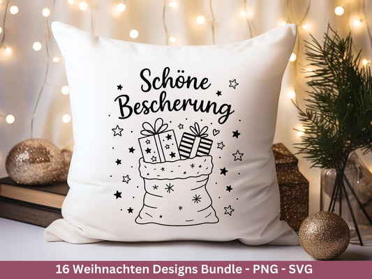 Plotterdatei Weihnachten Svg , Weihnachtshäuser Svg - Weihnachten Laserdatei - Home Svg - Cricut Svg - Weihnachten deutsch - Weihnachtsdeko