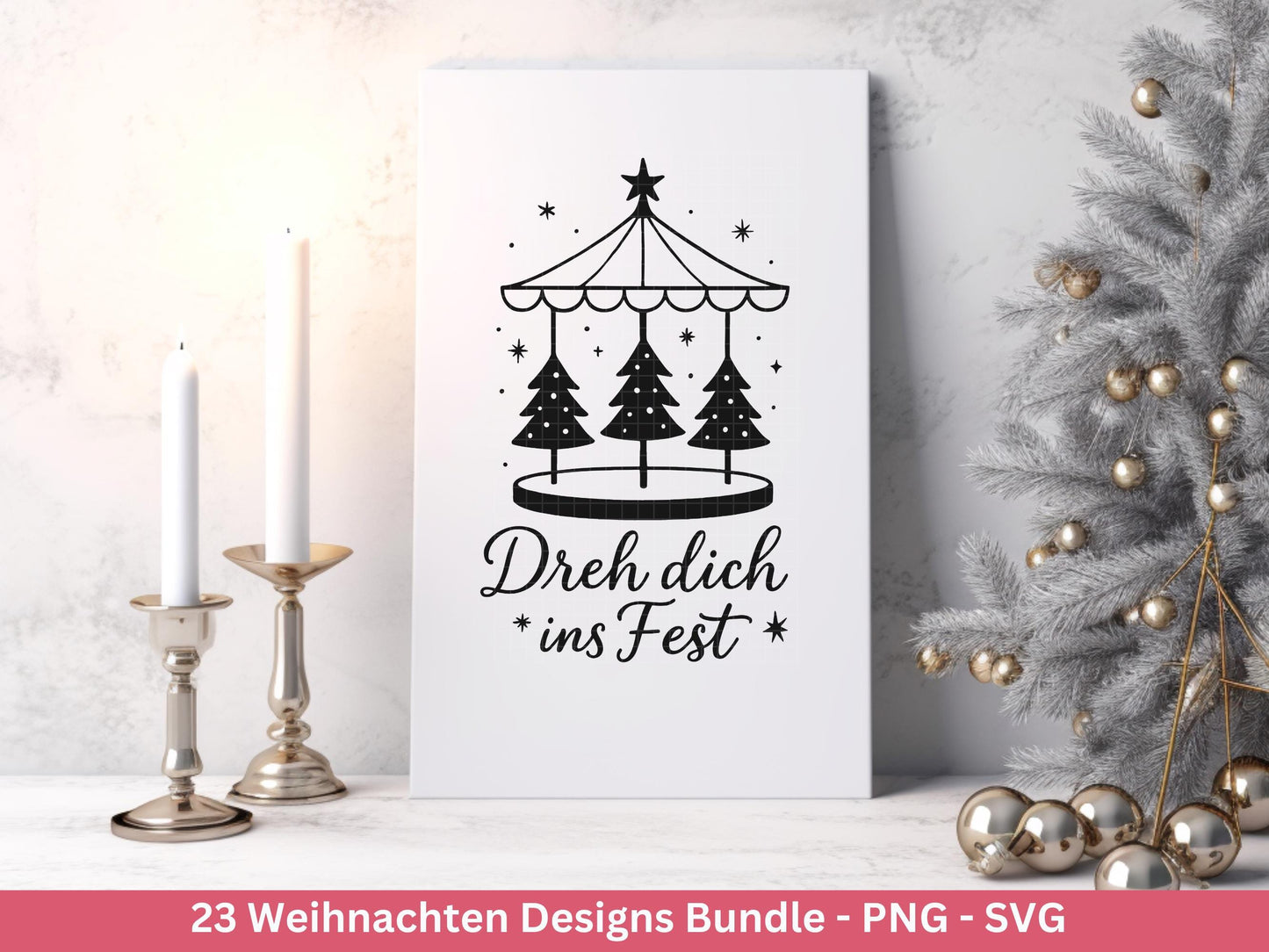 Plotterdatei Weihnachten SVG – Deutsche Schriftzüge & Sprüche – Winter Deko Datei – Laserdatei Weihnachten – Cricut Home SVG Datei Geschenk