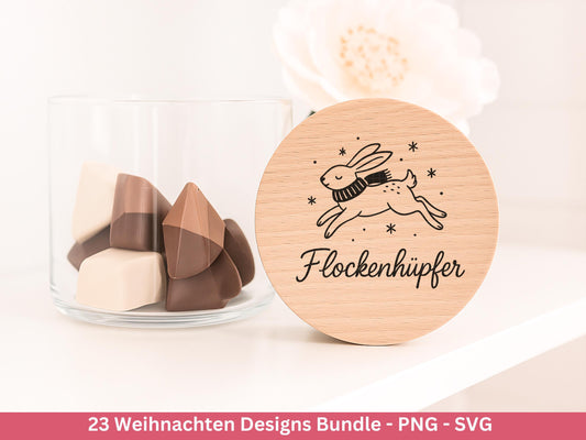 Plotterdatei Weihnachten SVG – Deutsche Schriftzüge & Sprüche – Winter Deko Datei – Laserdatei Weihnachten – Cricut Home SVG Datei Geschenk