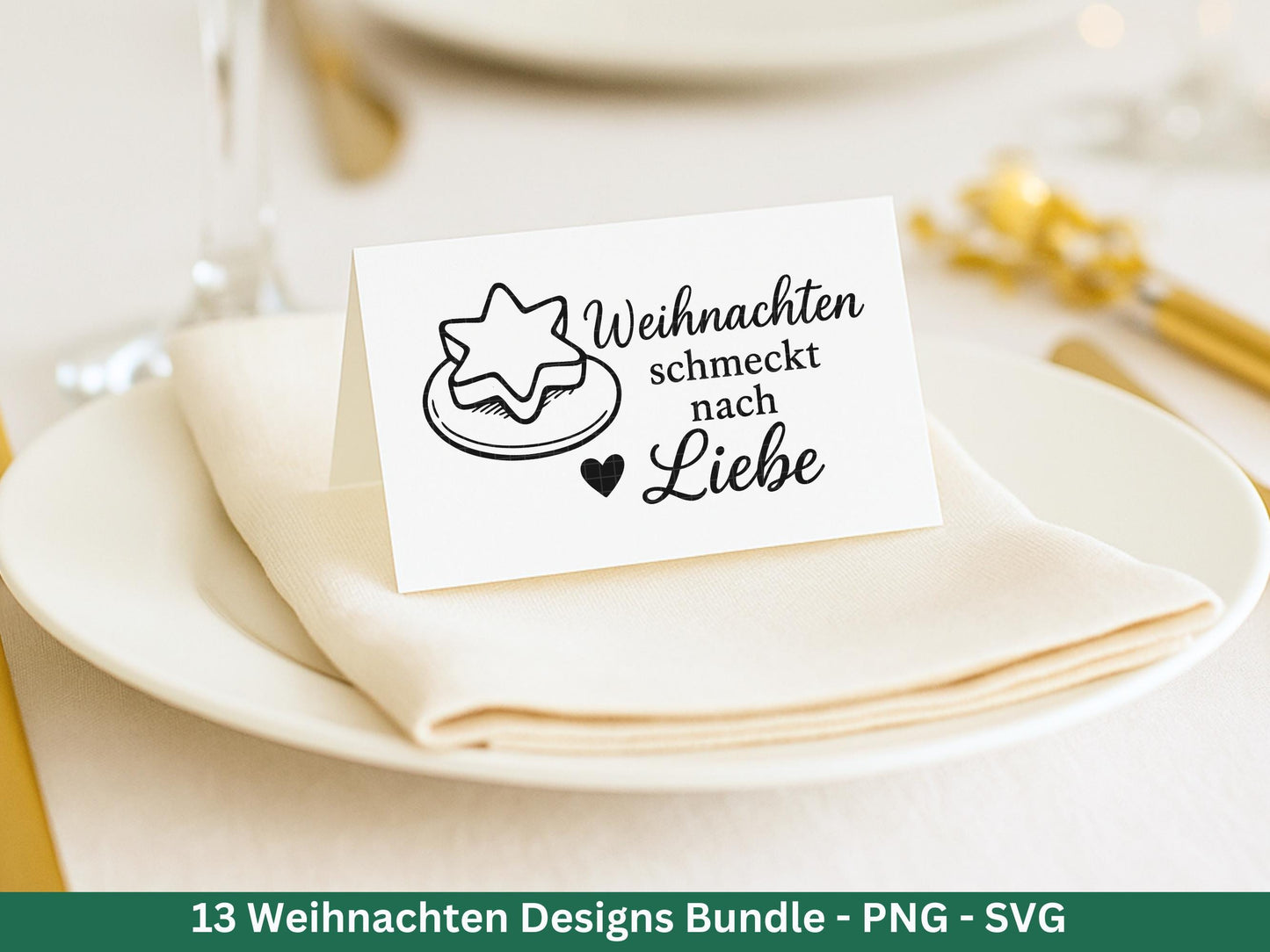 Plotterdatei Weihnachten Svg - Plotterdatei Sprüche - Schriftzüge Weihnachten deutsch - Laserdatei Weihnachten - Cricut Svg - Winter Svg