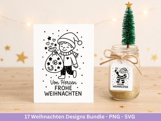 Plotterdatei Weihnachten Svg – Deutsche Schriftzüge Sprüche – Winter SVG – Laserdatei Weihnachten – Cricut Silhouette Svg Datei Home Deko