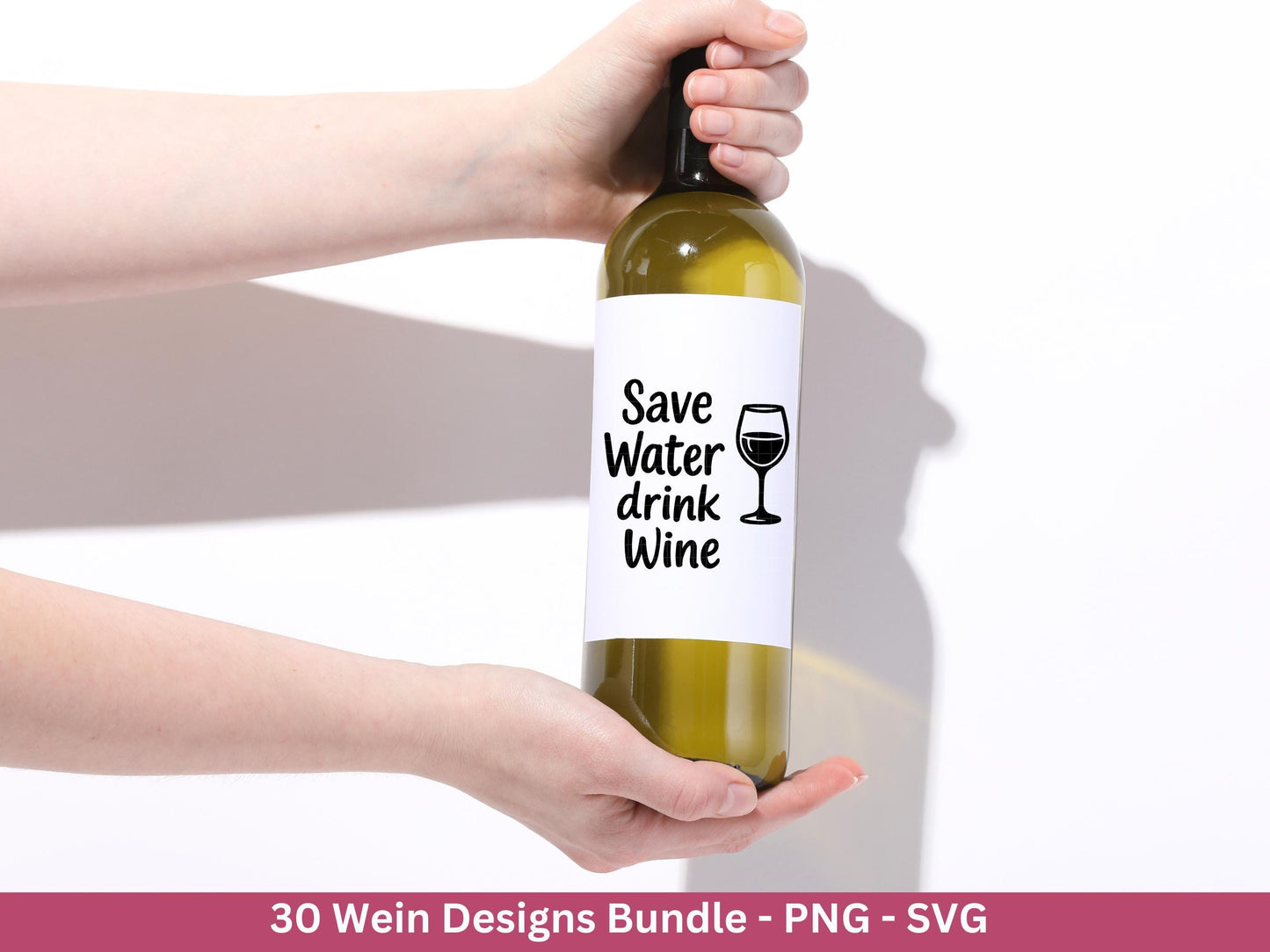 Deutsche Plotterdatei Wein Sprüche Bundle - Wein svg - Wein Sprüche Svg - Cricut Svg - Wine o clock - Alkohol svg - Untersetzer Sprüche