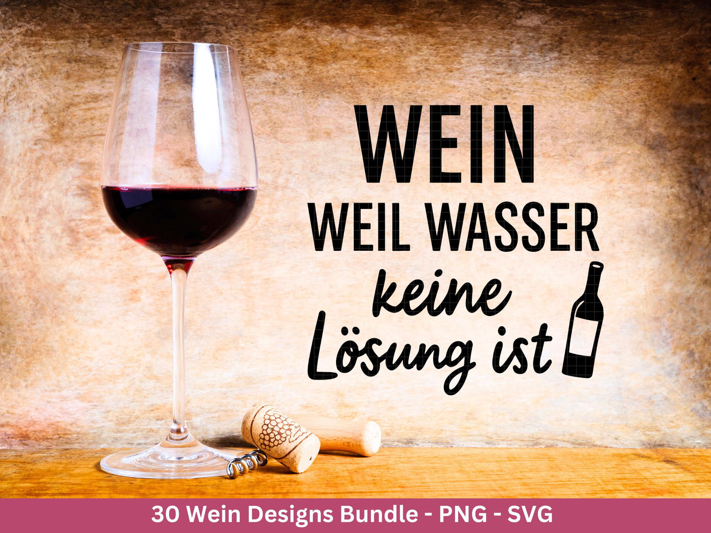 Deutsche Plotterdatei Wein Sprüche Bundle - Wein svg - Wein Sprüche Svg - Cricut Svg - Wine o clock - Alkohol svg - Untersetzer Sprüche