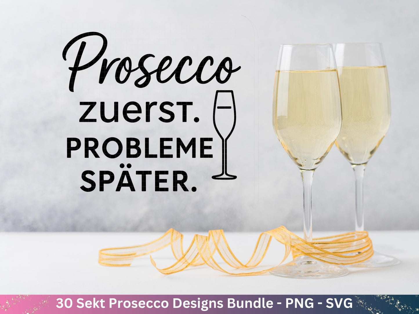 Deutsche Plotterdatei Sekt Sprüche Bundle - Sekt svg - Wein Sprüche Svg - Cricut Svg - Drinks Svg - Alkohol svg - Untersetzer Sprüche