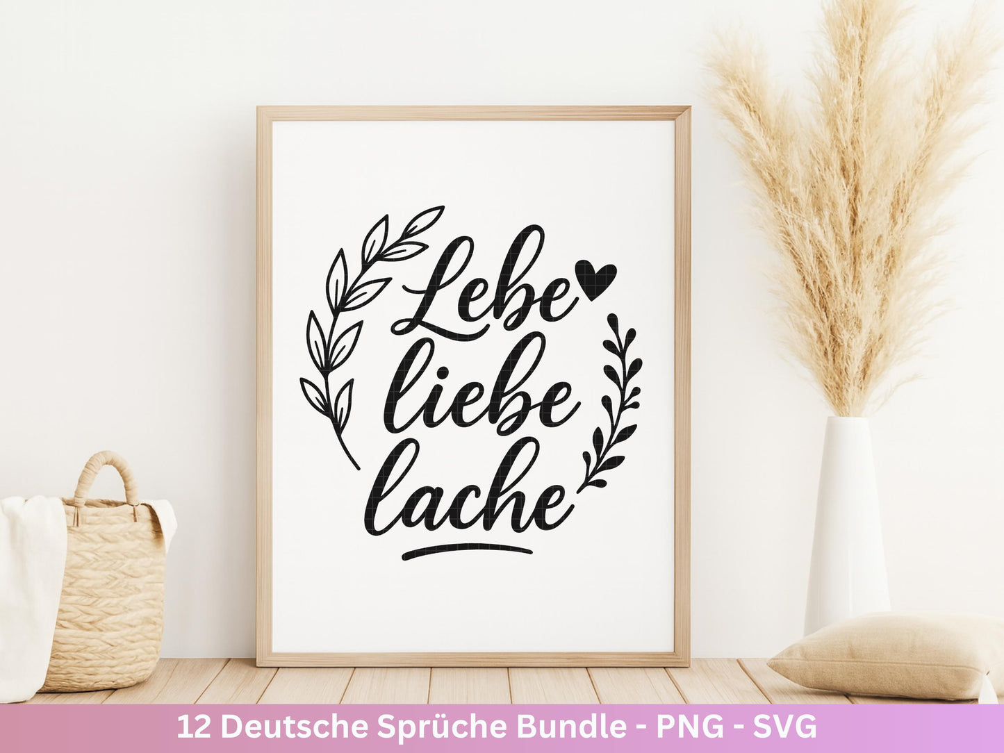 Deutsche Sprüche Plotterdatei - Positive Sprüche Svg - Lieblingsmensch Svg - Inspirierende Zitate - Positive Sprüche Svg - Pusteblumen Svg