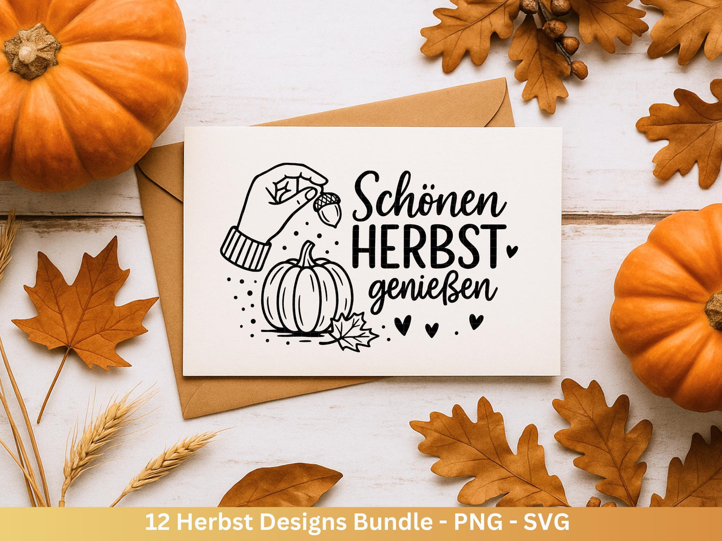 Plotterdatei Herbst - Herbst svg - Hallo Herbst - Herbstzauber svg - Laserdatei Herbst - Kürbis svg - Igel svg - Pilz svg - Herbst Sprüche