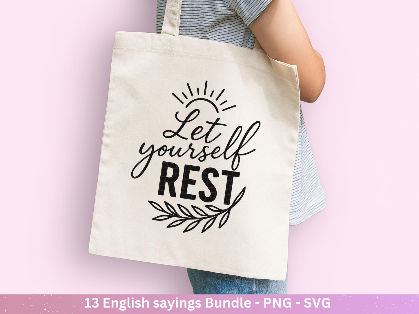 Boho Inspirational svg Png Bundle, positive Affirmationen svg, Kindness svg, immer würdig Matter genug svg, florale Zitate svg Motivierend