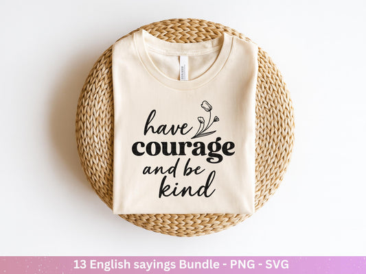 Boho Inspirational svg Png Bundle, positive Affirmationen svg, Kindness svg, immer würdig Matter genug svg, florale Zitate svg Motivierend