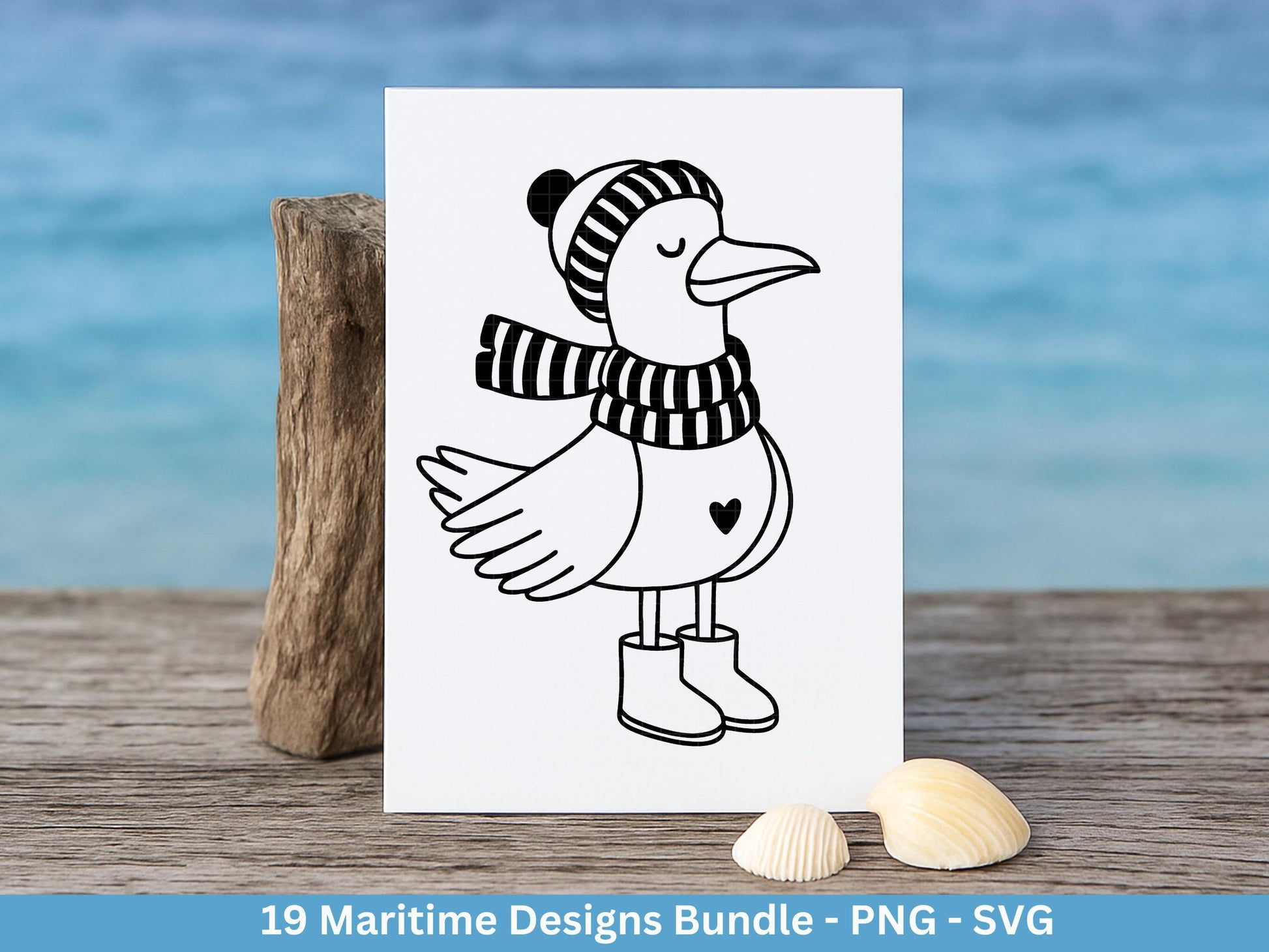 Plotterdatei Maritim - Moin Svg - Maritim Svg - Leuchtturm Svg - Möwen Svg - Nordsee & Ostsee - Laserdatei Möwe - Deutsche Sprüche Svg Datei