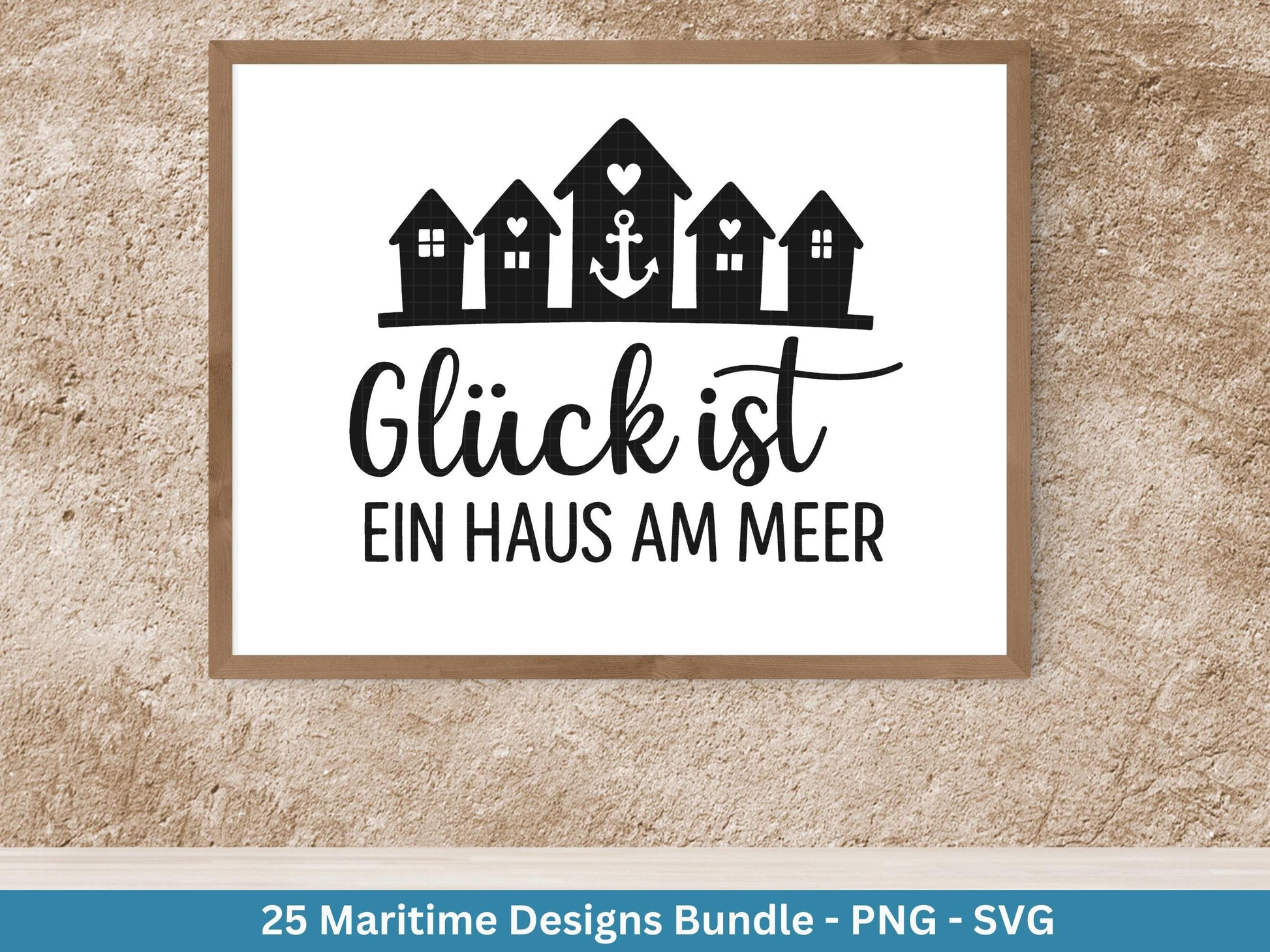 Plotterdatei Maritim - Moin Svg - Maritim Svg - Leuchtturm Svg - Möwen Svg - Nordsee & Ostsee - Laserdatei Möwe - Deutsche Sprüche Svg Datei