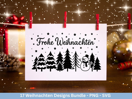 Plotterdatei Weihnachten – Deutsche Sprüche Schriftzüge – Winter Svg – Weihnachtshäuser Svg – Cricut -Frohes Fest - Geschenk Weihnachten Svg