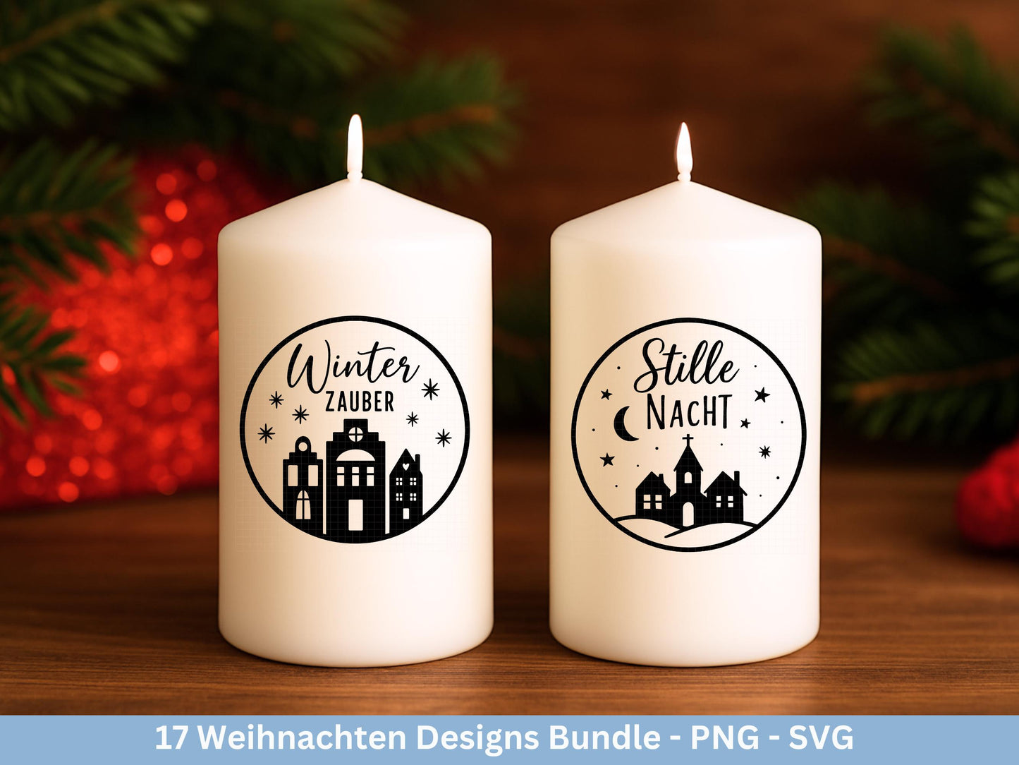 Plotterdatei Weihnachten – Deutsche Sprüche Schriftzüge – Winter Svg – Weihnachtshäuser Svg – Cricut -Frohes Fest - Geschenk Weihnachten Svg