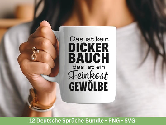 Deutsche Sprüche Plotterdatei - Sprüche für Beutel - lustiges tshirt - Cricut Svg - Shirtdesign Svg - Lustiges Geschenk - Tassensprüche Svg
