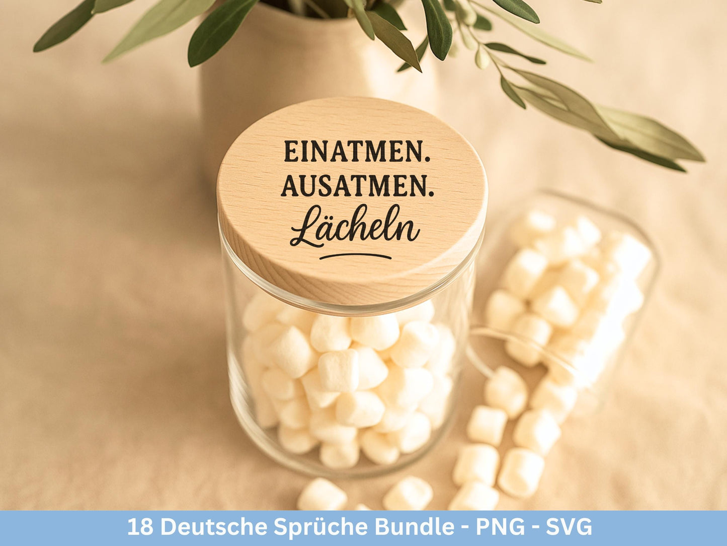 Deutsche Sprüche Plotterdatei - Positive Sprüche Svg - Laserdatei Sprüche - Inspirierende Zitate - Positive Sprüche Svg - Geschenk Freundin