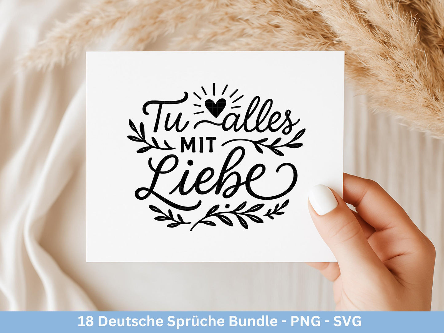 Deutsche Sprüche Plotterdatei - Positive Sprüche Svg - Laserdatei Sprüche - Inspirierende Zitate - Positive Sprüche Svg - Geschenk Freundin