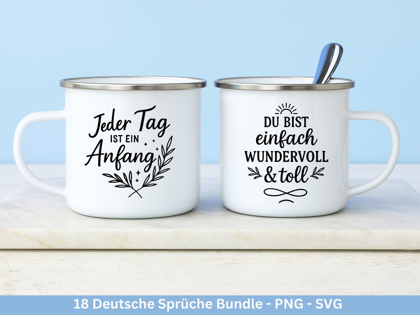Deutsche Sprüche Plotterdatei - Positive Sprüche Svg - Laserdatei Sprüche - Inspirierende Zitate - Positive Sprüche Svg - Geschenk Freundin