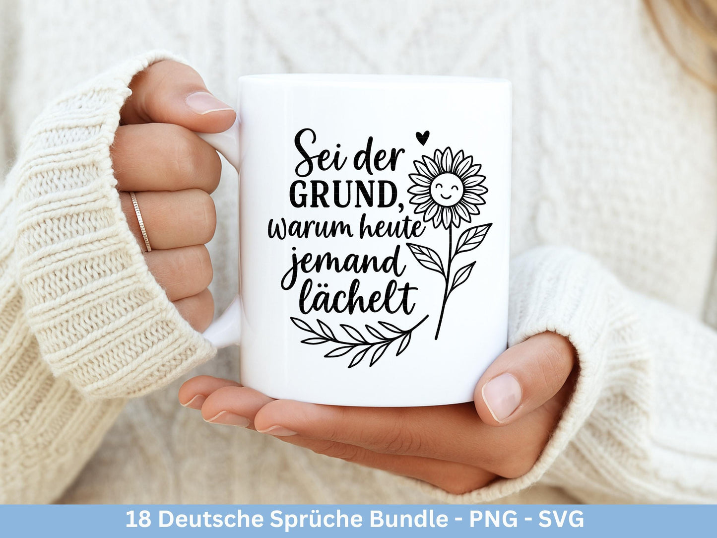 Deutsche Sprüche Plotterdatei - Positive Sprüche Svg - Laserdatei Sprüche - Inspirierende Zitate - Positive Sprüche Svg - Geschenk Freundin