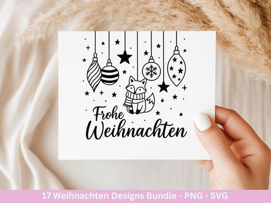 Plotterdatei Weihnachten – Deutsche Sprüche Schriftzüge – Winter Svg – Weihnachtshäuser Svg – Cricut Silhouette - Geschenk Weihnachten Laser