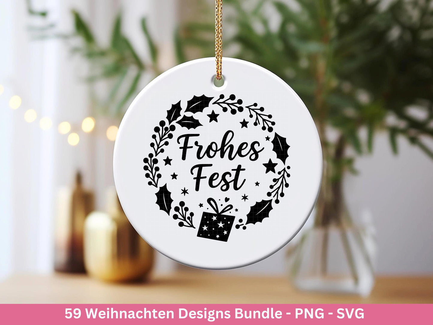 Plotterdatei Weihnachten Svg , Weihnachtshäuser Svg - Weihnachten Laserdatei - Home Svg - Cricut Svg - Weihnachten deutsch - Weihnachtsdeko