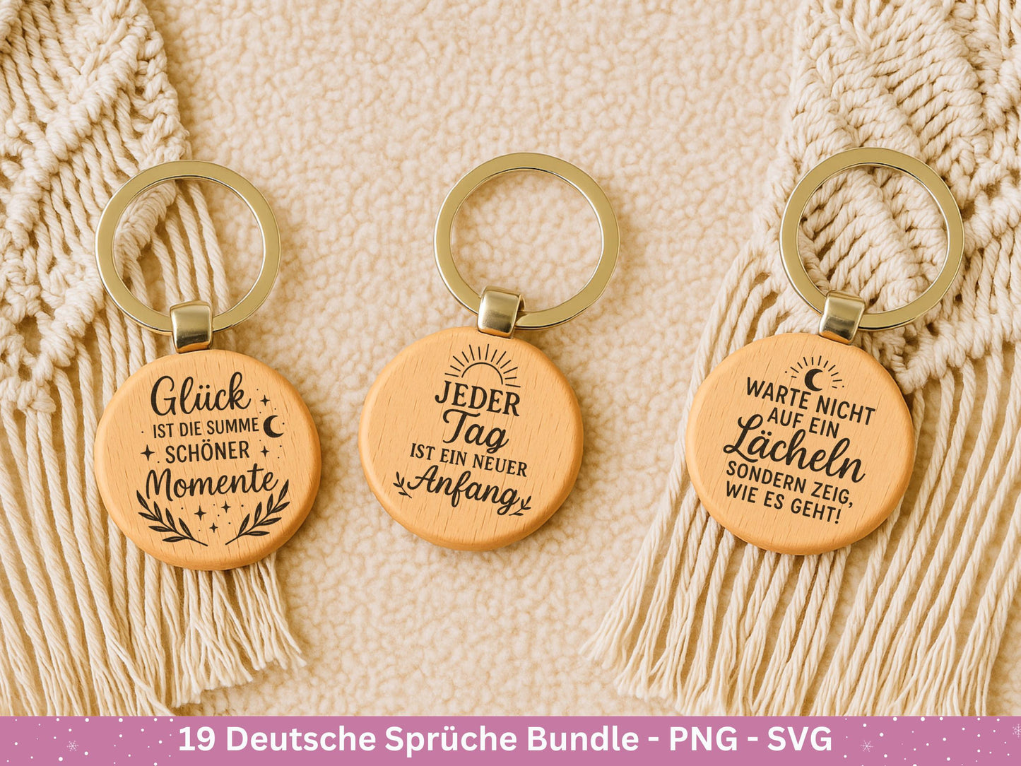 Deutsche Sprüche Plotterdatei - Positive Sprüche Svg - Laserdatei Sprüche - Inspirierende Zitate - Positive Sprüche Svg - Geschenk Freundin