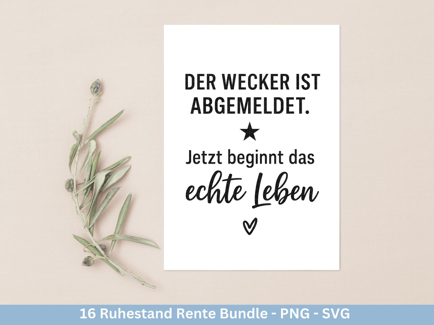 Plotterdatei Rente - Rentner Sprüche - Geschenk Rente - Herz svg - Ruhestand svg - Deutsche Sprüche - Laserdatei Rente - Ruhestand Geschenk