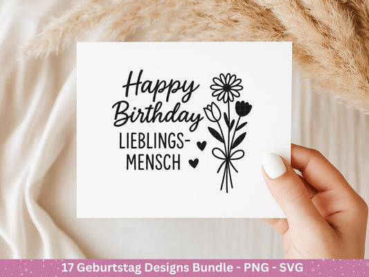 Plotterdatei Geburtstag - Geburtstagssprüche svg- Geburtstag svg- Cricut Svg Datei - Geburtstag Schriftzüge - Laserdatei Geschenkidee Png