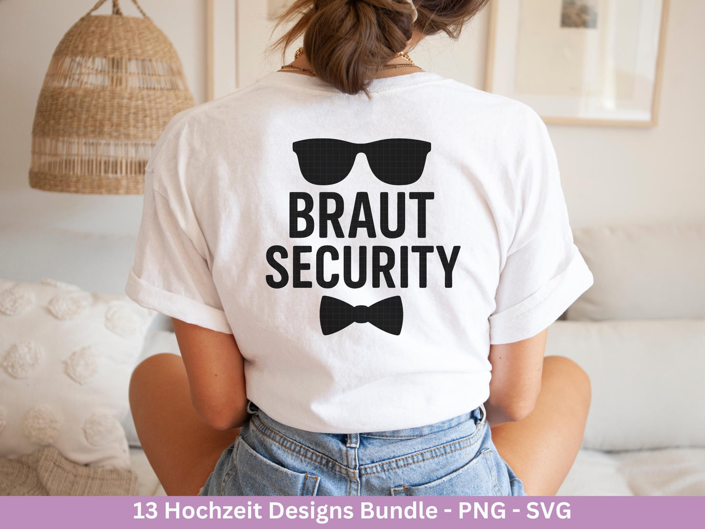 Plotterdatei Braut SVG Bundle - Hochzeit Party - Brautjungfer - JGA - Verlobungsfeier- Braut Shirts - Hochzeit Svg - Sekt Svg - Jga Shirts