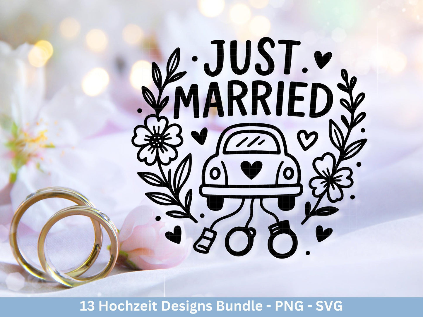 Plotterdatei Braut SVG Bundle - Hochzeit Party - Brautjungfer - JGA - Verlobungsfeier- Braut Shirts - Hochzeit Svg - Sekt Svg Datei Geschenk