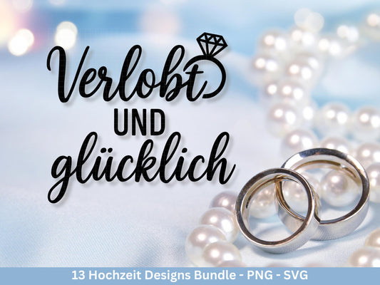 Plotterdatei Braut SVG Bundle - Hochzeit Party - Brautjungfer - JGA - Verlobungsfeier- Braut Shirts - Hochzeit Svg - Sekt Svg Datei Geschenk