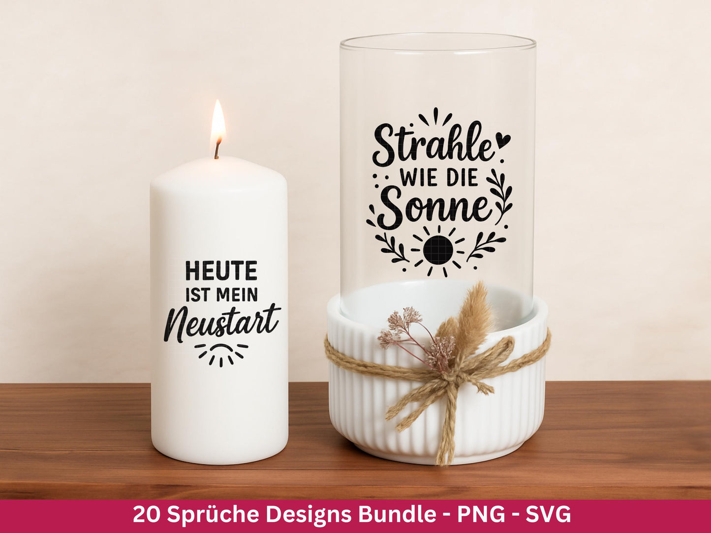 Deutsche Sprüche Plotterdatei - Positive Sprüche Svg - Laserdatei Sprüche - Inspirierende Zitate - Laserdatei Sprüche - Tassensprüche Svg