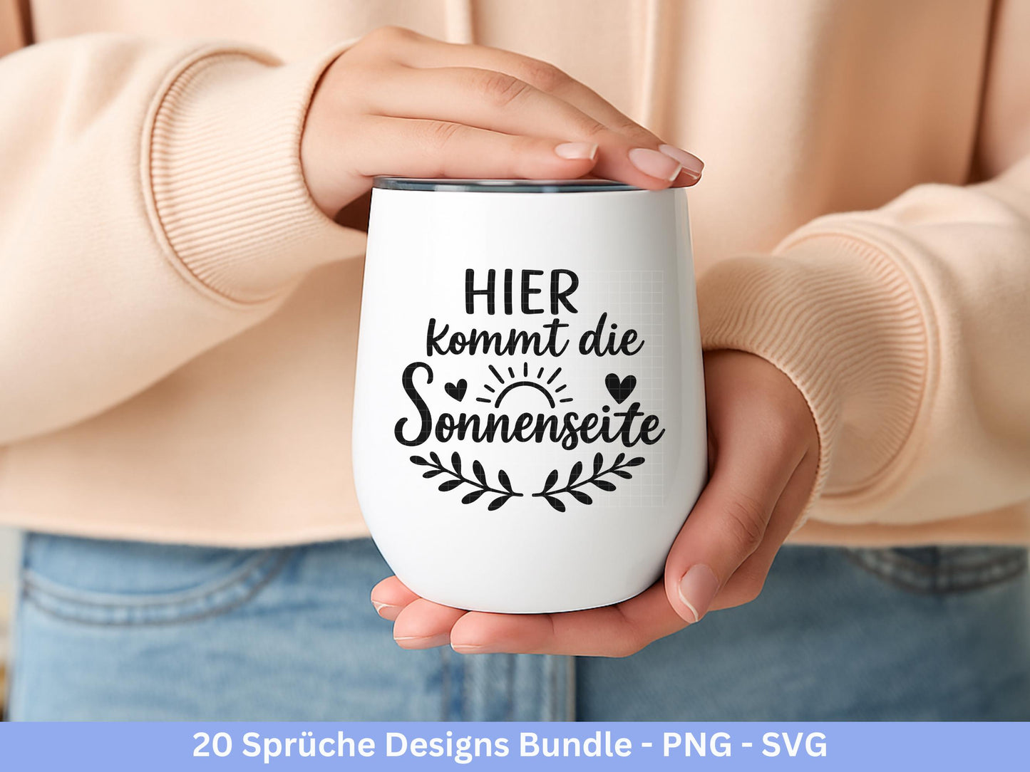 Deutsche Sprüche Plotterdatei - Positive Sprüche Svg - Lieblingsmensch Svg - Inspirierende Zitate - Positive Sprüche Svg - Cricut Svg Datei