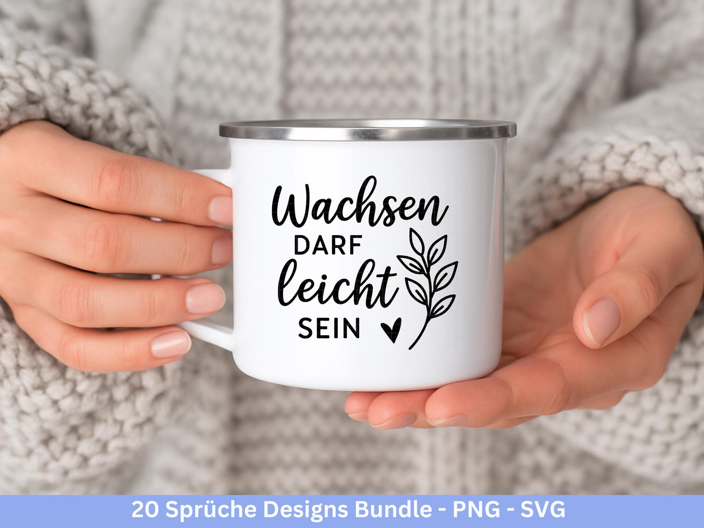 Deutsche Sprüche Plotterdatei - Positive Sprüche Svg - Lieblingsmensch Svg - Inspirierende Zitate - Positive Sprüche Svg - Cricut Svg Datei