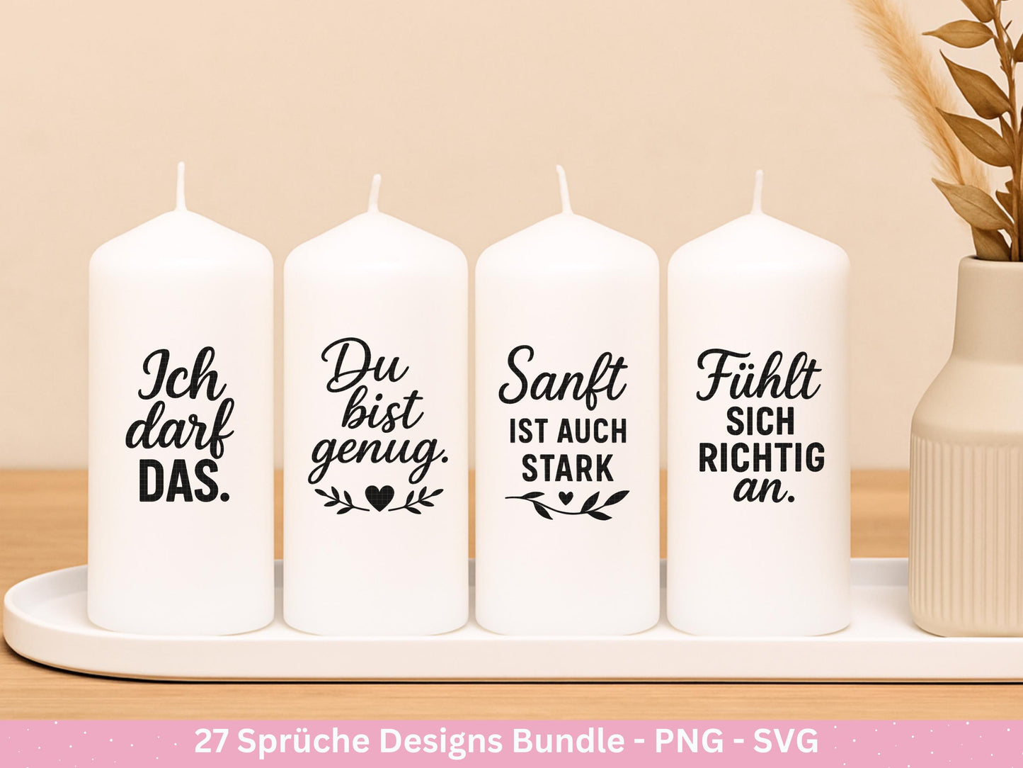 Deutsche Sprüche Plotterdatei - Positive Sprüche Svg - Lieblingsmensch Svg - Inspirierende Zitate - Positive Sprüche Svg - Cricut Svg Datei