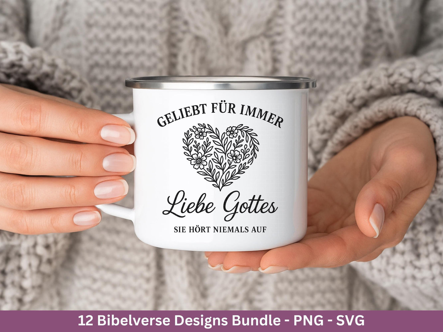 Plotterdatei Bibelverse deutsch - Christliches SVG-Bundle - Jesus Svg - Glaube Svg - Gott Svg - Religiöses Svg - Bibelvers Svg - Cricut Svg