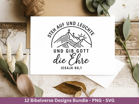 Plotterdatei Bibelverse deutsch - Christliches SVG-Bundle - Jesus Svg - Glaube Svg - Gott Svg - Religiöses Svg - Bibelvers Svg - Cricut Svg