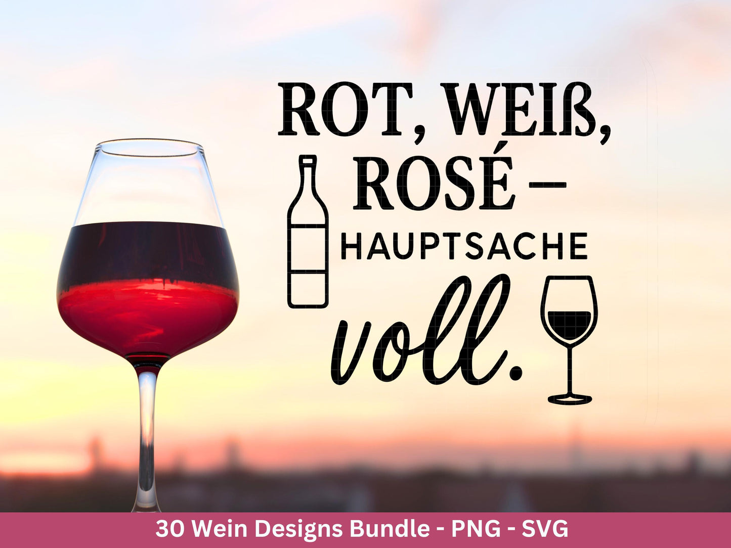 Deutsche Plotterdatei Wein Sprüche Bundle - Wein svg - Wein Sprüche Svg - Cricut Svg - Wine o clock - Alkohol svg - Untersetzer Sprüche